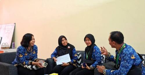 Kunjungan perwakilan dari Balai Bahasa Provinsi Nusa Tenggara Barat - Kementerian Pendidikan Dasar dan Menengah, dalam rangka kerja sama pelaksanaan layanan Skrining Kesehatan Mental Pegawai